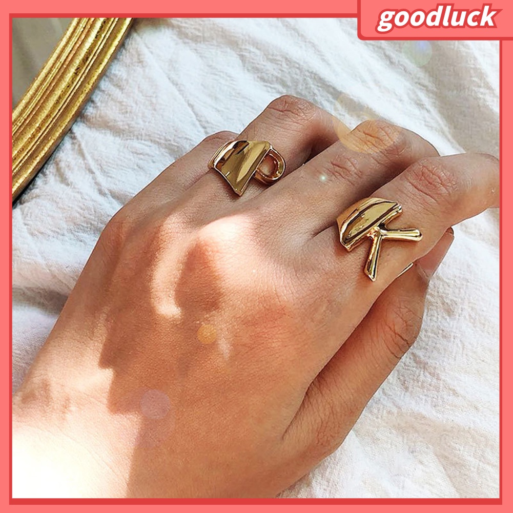 Nhẫn Hở Hình 26 Chữ Cái Cho Nữ