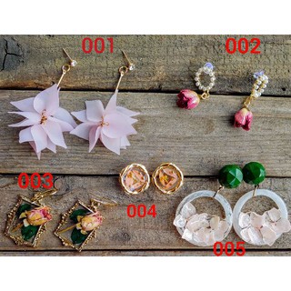 Bông Tai BST Màu Hồng Pastel - (hình tự chụp kèm video tự quay) - đẹp - độc - lạ