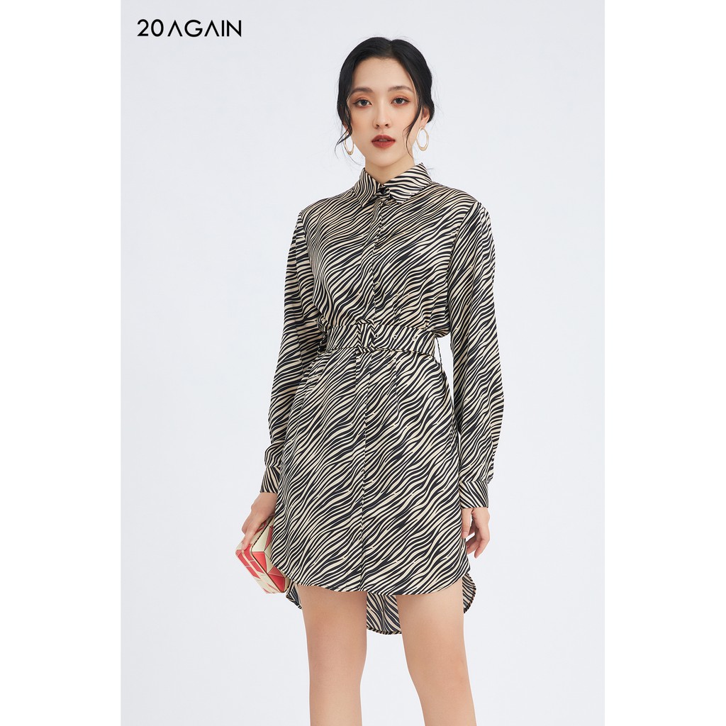 Đầm suông dài tay cổ đức - 20 Again - DXC0045