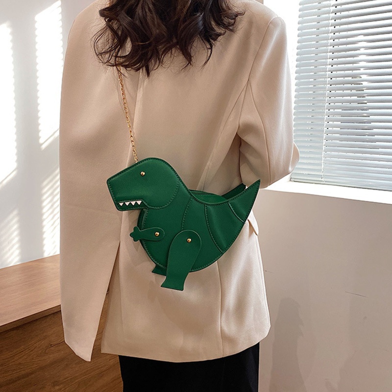 Túi Đeo Chéo Hình Khủng Long Hoạt Hình 3D Đáng Yêu