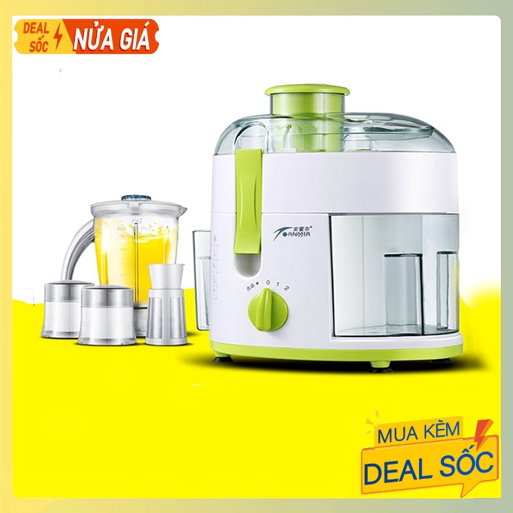 Máy ép trái cây chính hãng Anmir 3 in 1. Máy ép nước trái cây, Xay sinh tố, Xay đồ khô