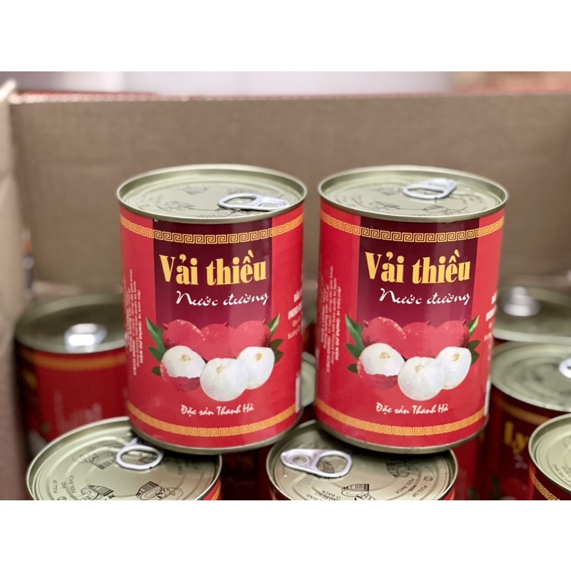 Vải thiều ngâm đường Thanh Hà 565g