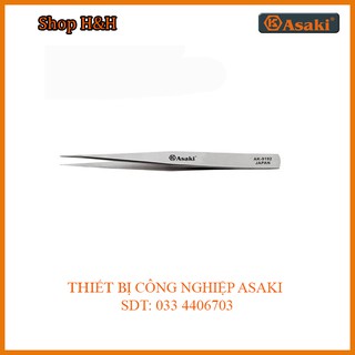 Nhíp inox gắp linh kiện mũi nhọn Asaki AK-9190