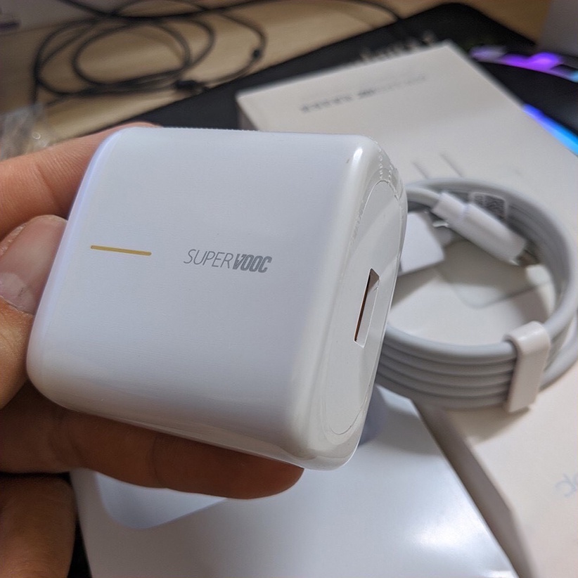 Bộ Sạc Nhanh Oppo SUPER VOOC Chính Hãng, Sạc 65W Chân Type C Bảo Hành 12 Tháng 1 Đổi 1