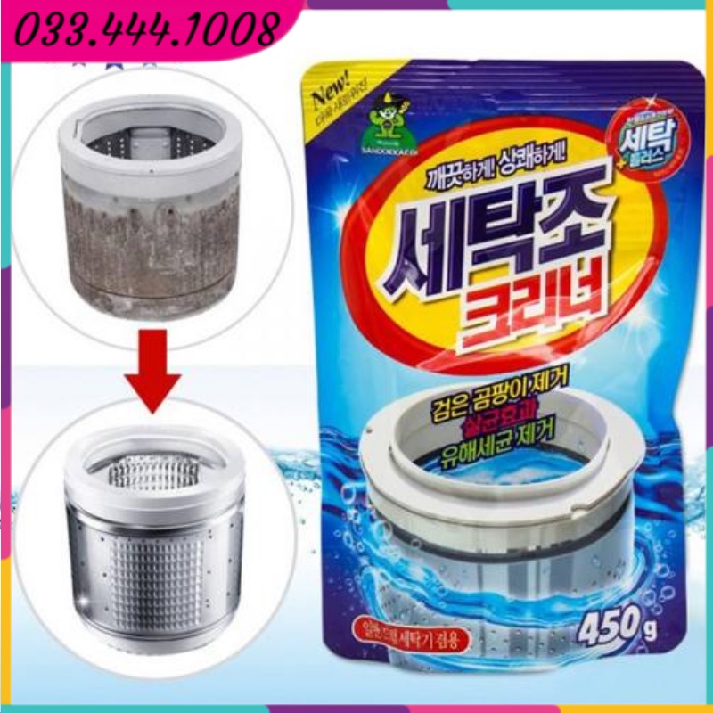 Bột tẩy vệ sinh lồng máy giặt Sandokkaebi 450G - Hàn Quốc