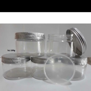 Hũ nhựa pet nắp nhôm 50g 100g