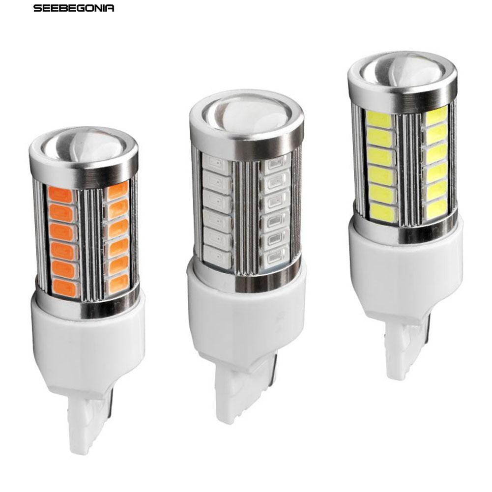 Set 2 Đèn Led 3157 5630 33-smd 900 Lumen Dc12v Chuyên Dụng Cho Xe Hơi