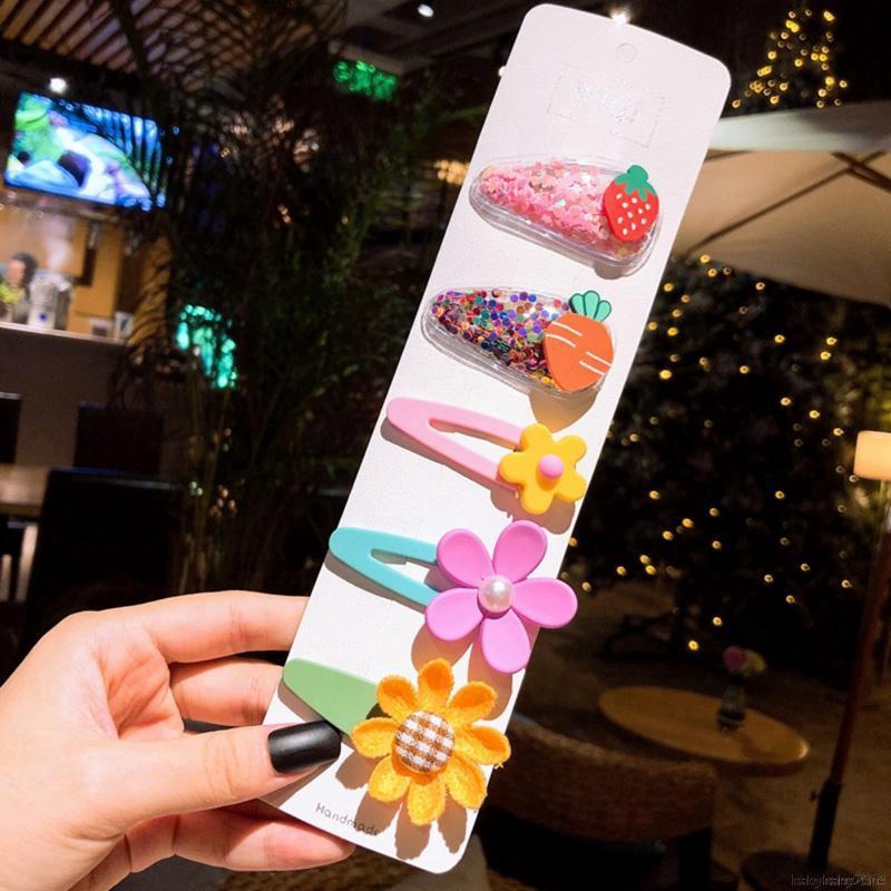 Bộ kẹp tóc dễ thương cho bé gái