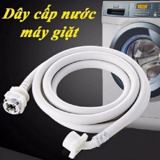 Dây cấp nước máy giặt 1m5. Lắp đầu vòi hồ - Vặn ren 21