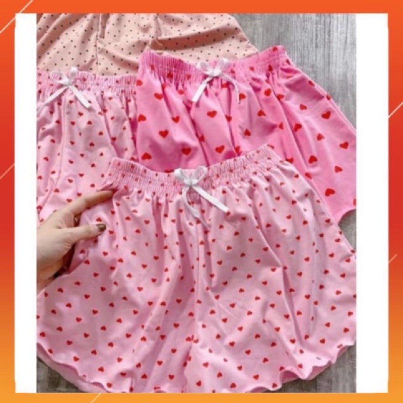 QUẦN cotton chấm bi