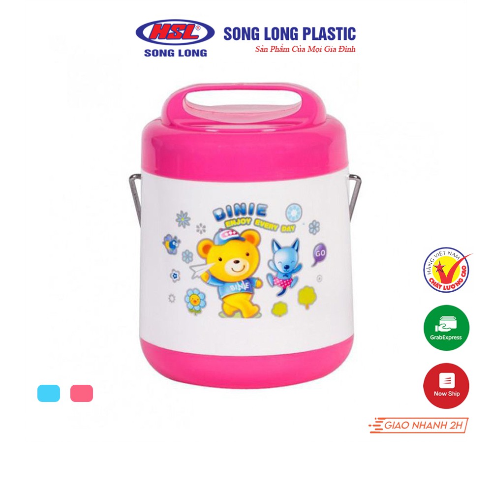 Cặp lồng Inox - 2208 Song Long Plastic