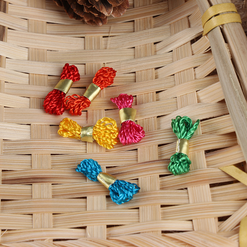 6 Cuộn Chỉ Mini Tỉ Lệ 1: 12 Trang Trí Nhà Búp Bê
