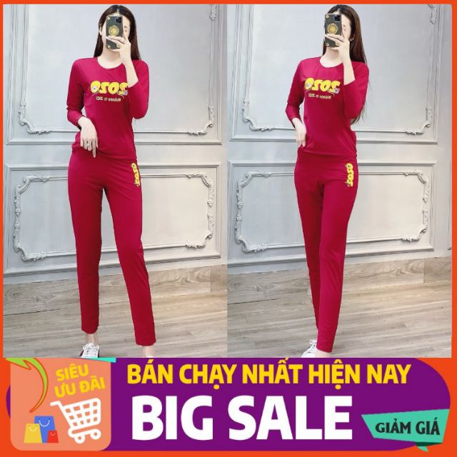 Đồ Bộ Thu Đông Tay Dài Đồ Bộ Nữ Mặc Nhà Đẹp