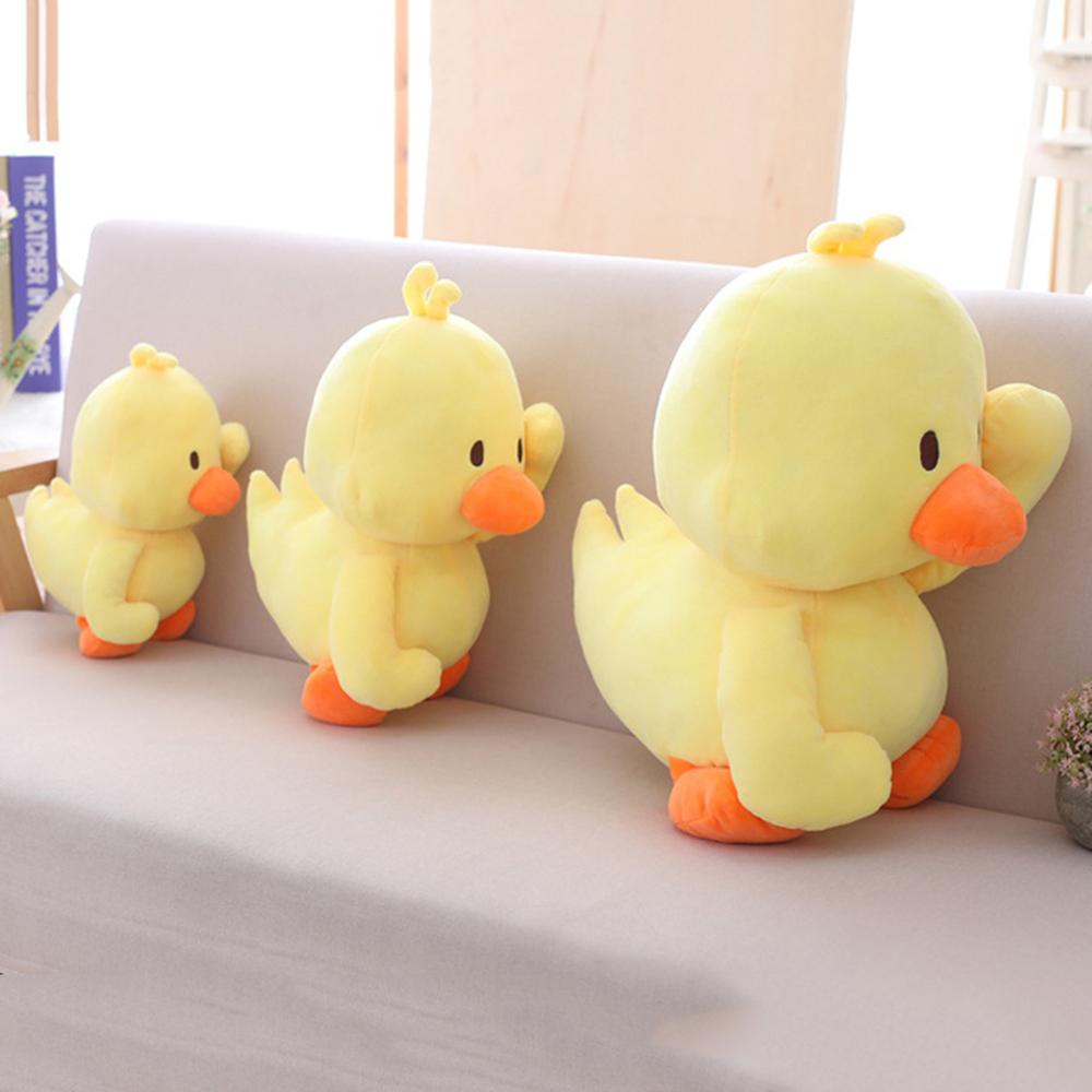 Thú Nhồi Bông Hình Chú Vịt Màu Vàng Đáng Yêu Giữ Ấm Tay Cho Bé
