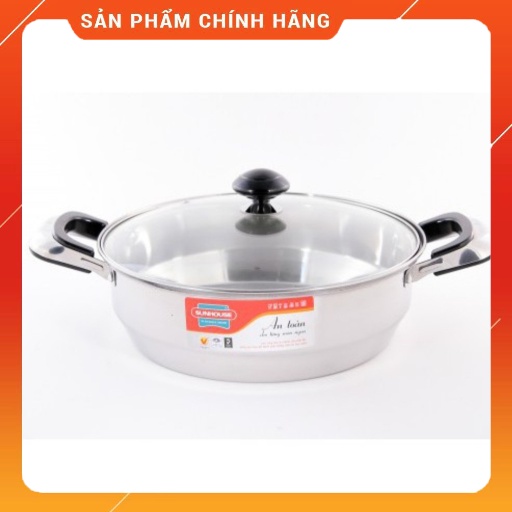 NỒI LẨU INOX SUNHOUSE SIZE 24CM QUÀ TẶNG TỪ FRISO