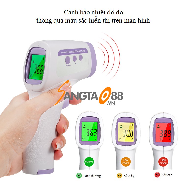 Nhiệt kế hồng ngoại 360 độ GF-Z99Y ( Đo nhiệt độ cơ thể, đo nhiệt độ nước, sữa cho trẻ )