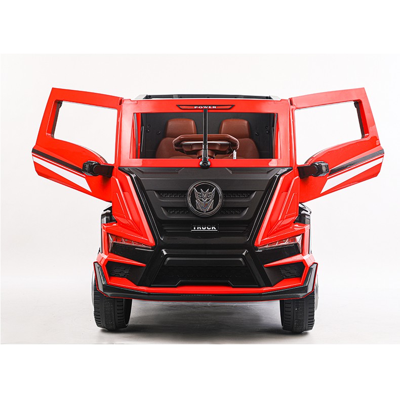 Ô tô điện trẻ em dáng xe tải đầu kéo mẫu mới nhất 2020