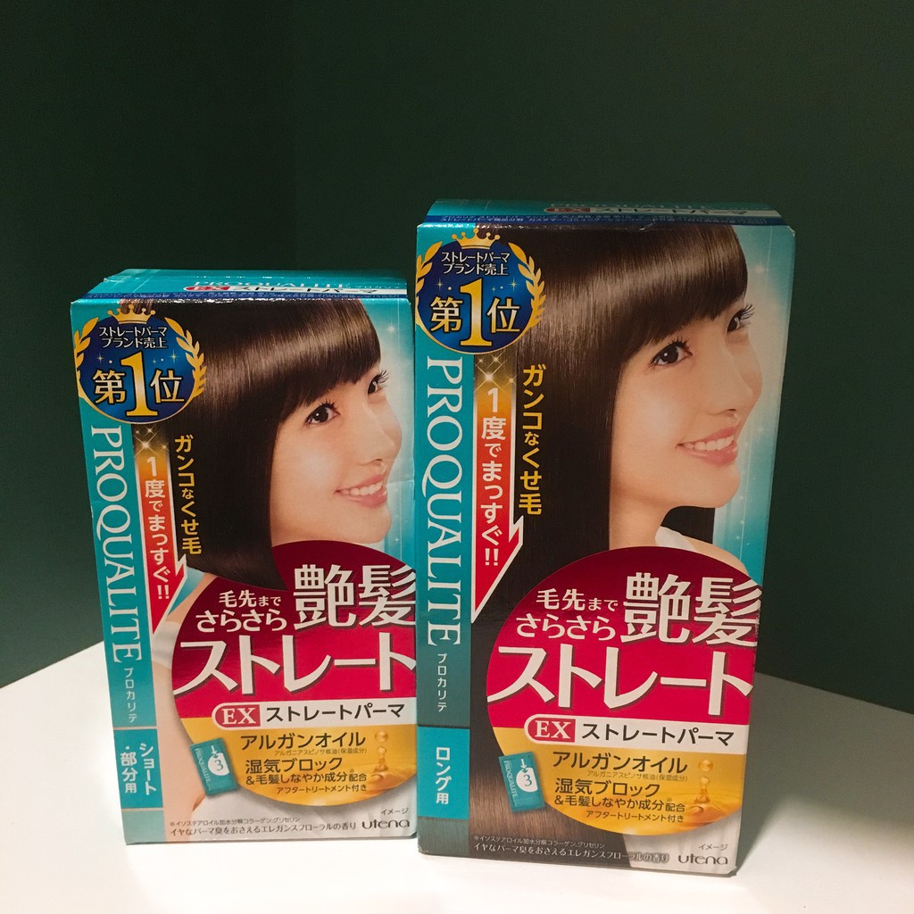 Thuốc duỗi tóc Proqualite Utena Nhật - Duỗit tóc tại nhà, không cần máy ép nội địa Nhật Proqualite Utena - Nhật Bản