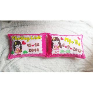 2 gối handmade theo yêu cầu