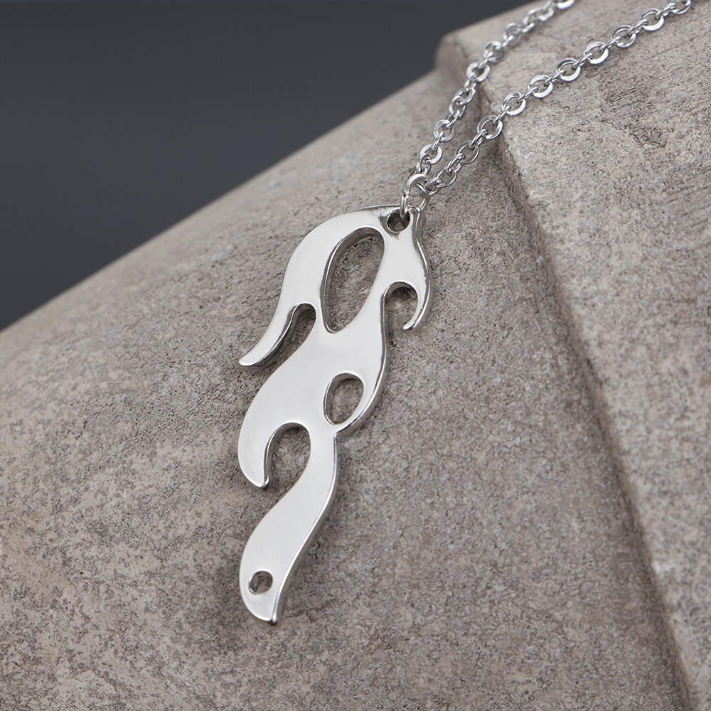 vòng cổ / Vòng Tay / Khuyên Tai Hình Ngọn Lửa Phong Cách Punk Thời Trang Cho Nam Nữ Mihan1