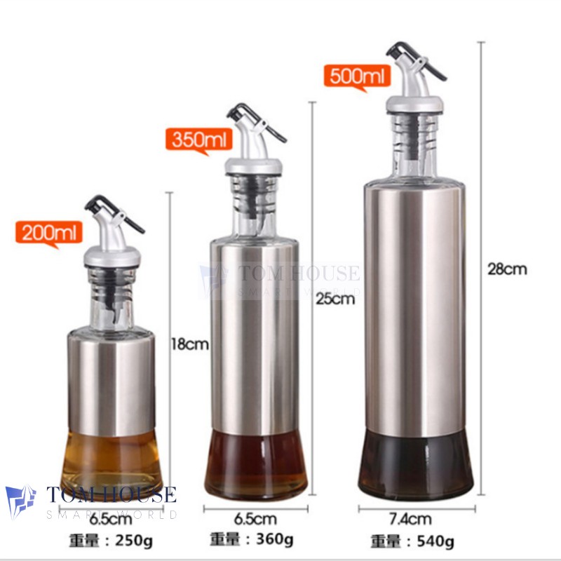 Chai Thủy Tinh Đựng Dầu Ăn Chiết Rót Dầu, Nước Mắm Cao Cấp 500ml