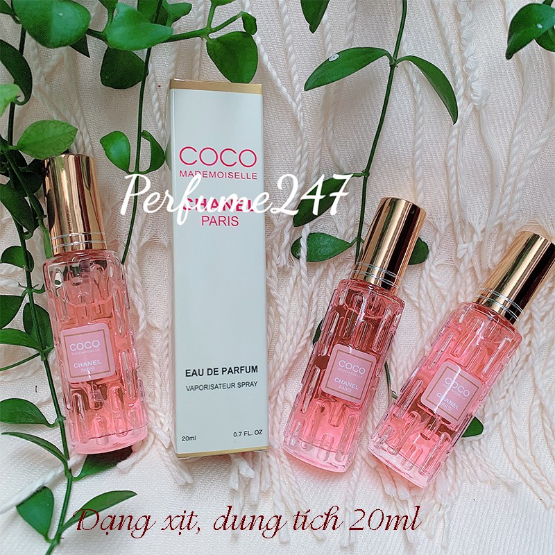 COMBO 2 NƯỚC HOA NỮ MINI 20ML THƠM LÂU -MÙI COCO MADEMOISELLE