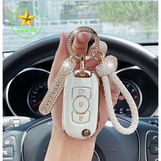 - Ốp đính đá bọc chìa khóa xe hơi ô tô Vinfast Fadil - Bao da bọc chìa khóa Vinfast Fadil - Mẫu 62