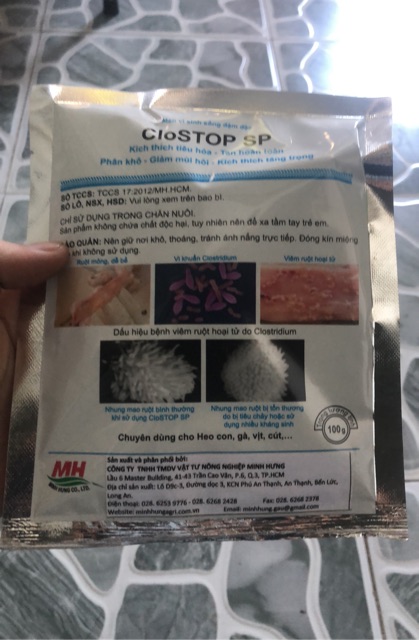 Men vi sinh CLOSTOP 100g