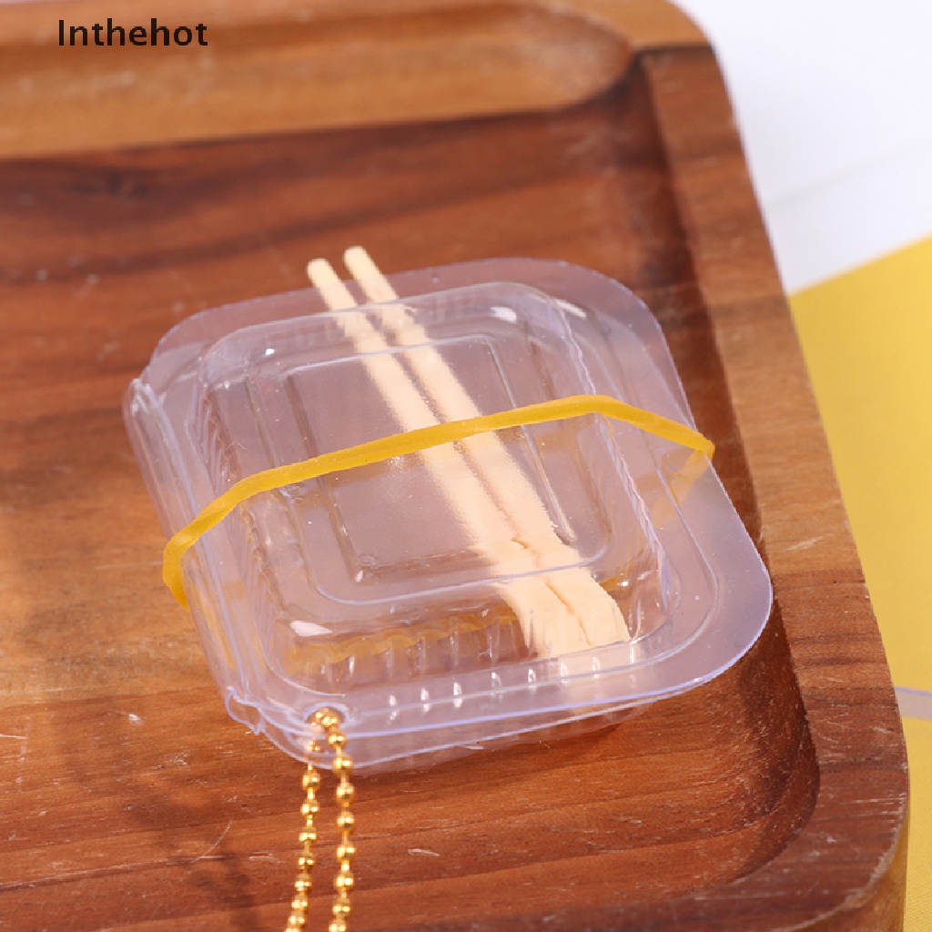 Bộ 2 Hộp Thức Ăn Nhanh + Đũa Dùng Một Lần Cho Nhà Búp Bê
