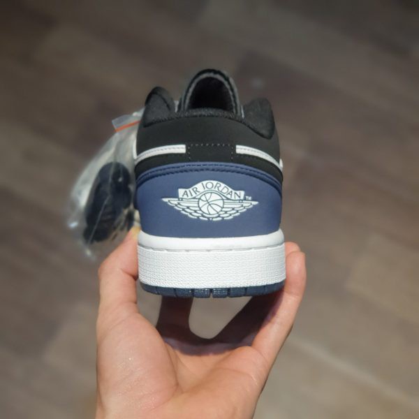 Giày SNEAKER thể thao air jordan1 low retro navy, giày jd xanh than cổ thấp nam nữ
