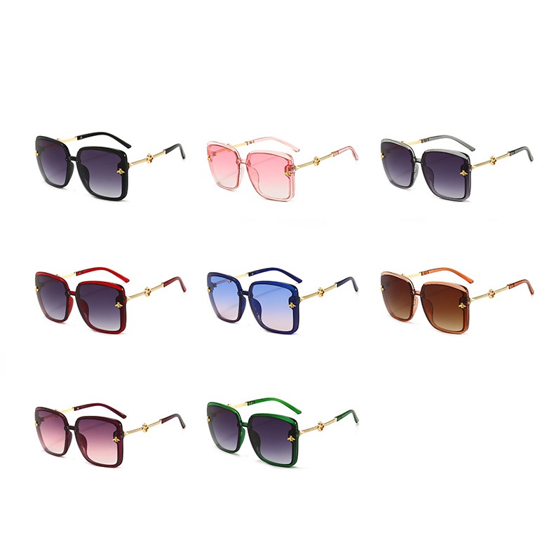 Kính Mát Gọng Vuông Lớn Chống Tia UV Thời Trang