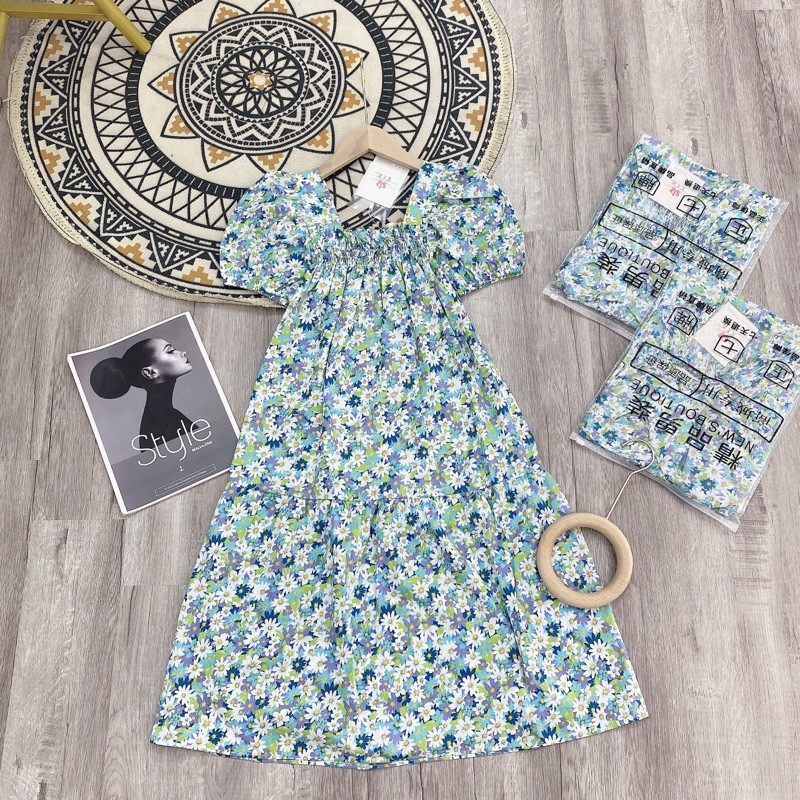 [Rẻ Vô Địch]  Nhẹ nhàng xinh tươi lắm í ;)))  Hang cao cap hot girl L1 nha ✔️ Váy hoa nhí siêu xinh