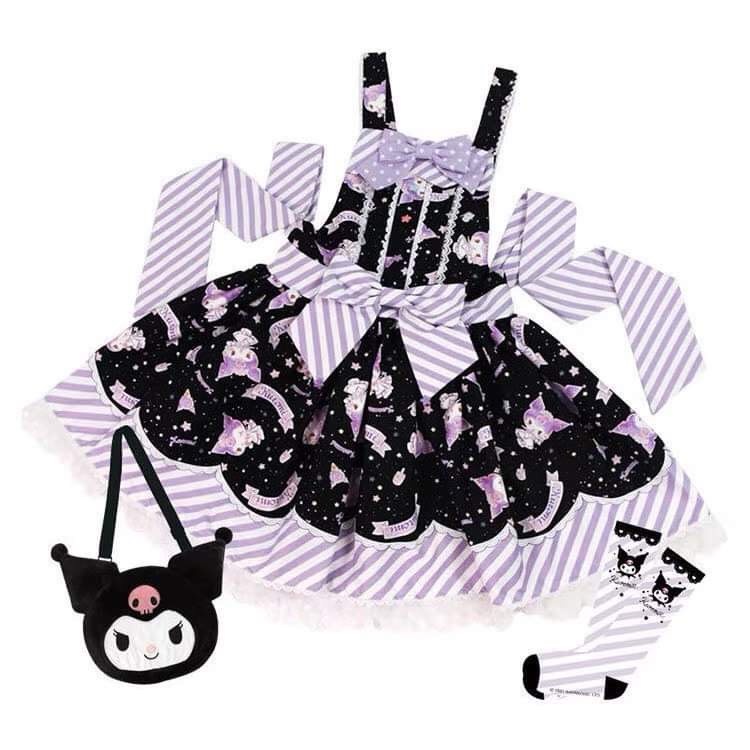 Váy cute dễ thương - váy kuromi #kuromi  lưu ý là không phải brand. Mọi người suy nghĩ trước khi mua