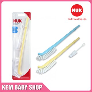 [Chính Hãng] Cọ rửa bình sữa NUK Deluxe - Bộ dụng cụ cọ rửa bình sữa và núm ti NUK