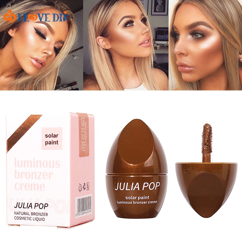 1 Kem Bắt Sáng Dạng Lỏng 3D Dưỡng Ẩm Lâu Trôi Thiết Kế Vỏ Hình Kim Cương Độc Đáo