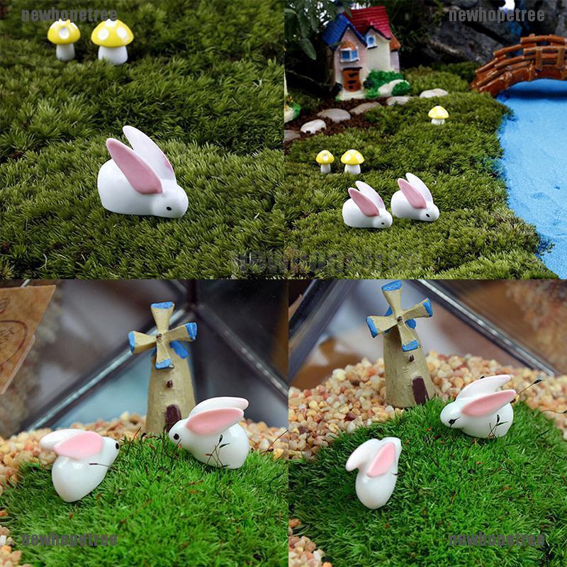 Thỏ nhựa trang trí vườn, cây cảnh