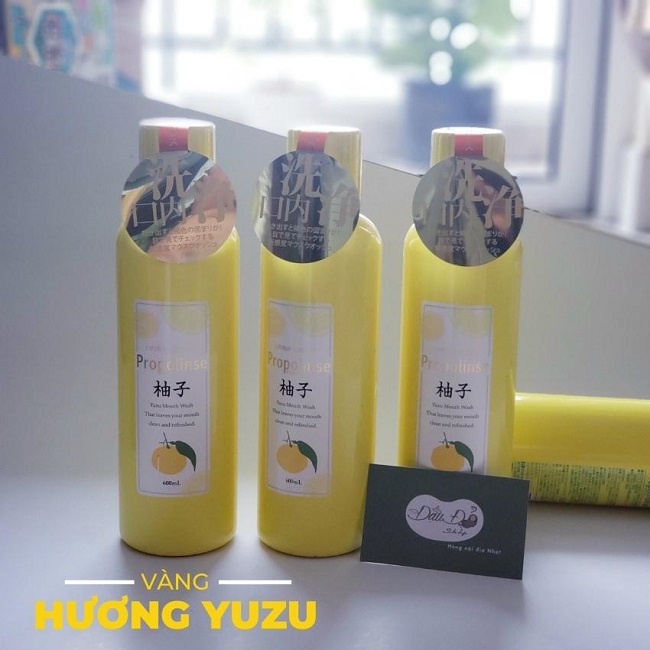 [FREESHIP - NHIỀU MÙI] nước súc miệng Propolinse 600ml - sạch khuẩn, trắng răng, bong mảng bám - hàng nội địa Nhật