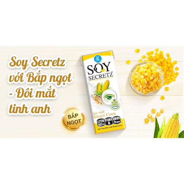 [SIÊU BỔ] Sữa đậu nành Soy secretz 180ml  - Thái Lan