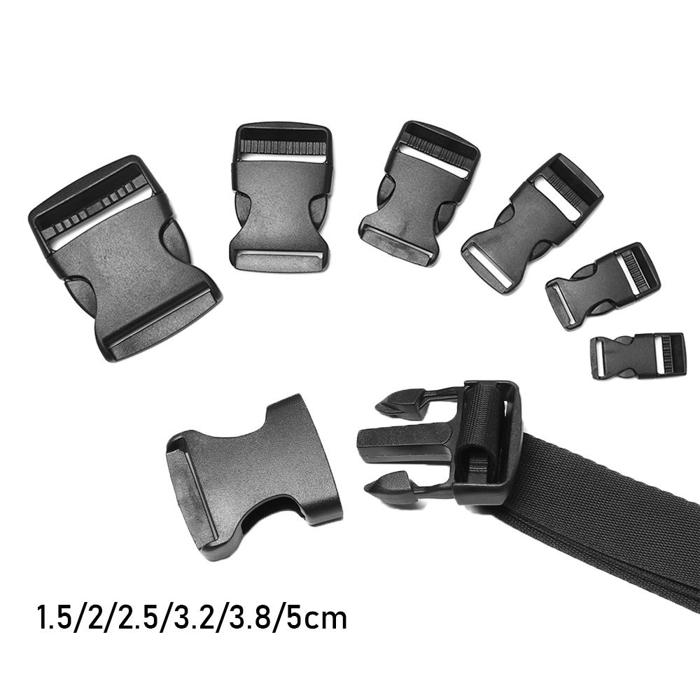 Set 2/ 5/ 10/ 20/ 30 khóa nhựa màu đen chất lượng cao có thể điều chỉnh 6 kích cỡ lựa chọn