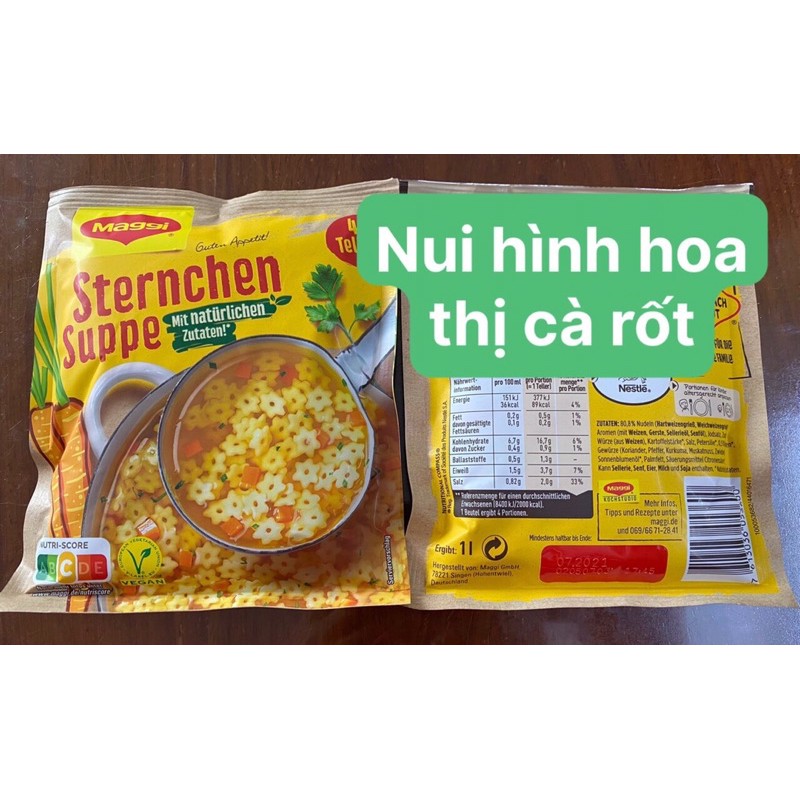 soup nui ăn liền Maggi đức cho bé 9m (3phần ăn) 7/2021