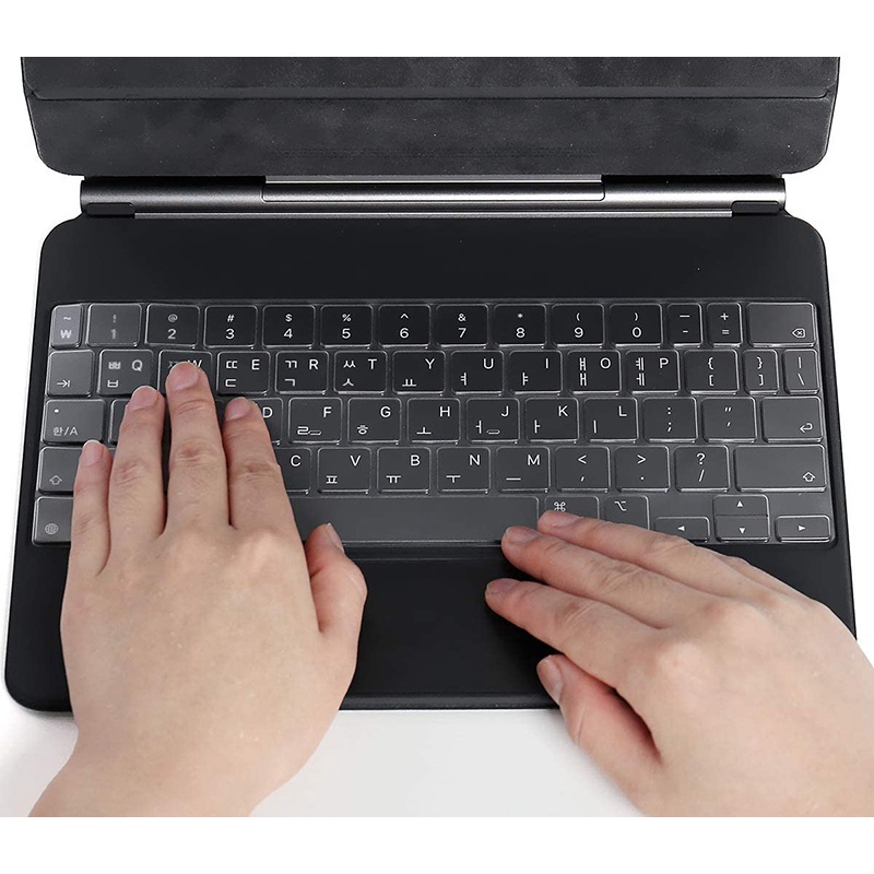 Air 4 Pro 11 Pro 12.9 inch Miếng Phủ Bàn Phím TPU Siêu Mỏng Cho Bàn Phím Ma Thuật Keyboard