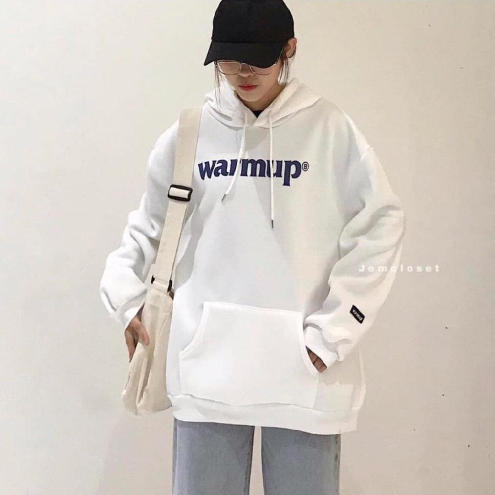 Áo Hoodie Nỉ Warmup, Áo thu dong