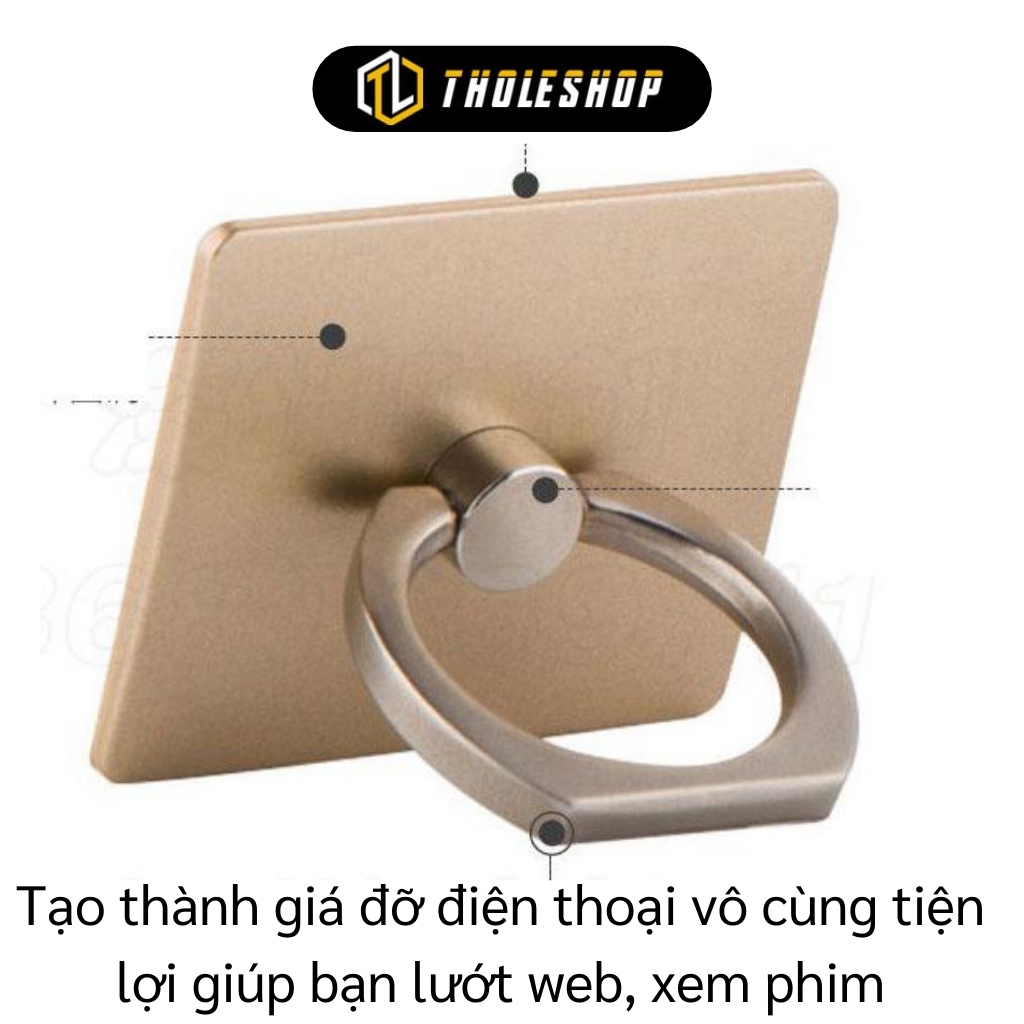 Nhẫn Điện Thoại - Giá Đỡ Điện Thoại, Vòng Nhẫn Xỏ Ngón Tay, Móc Khóa Khoen Tròn 4112