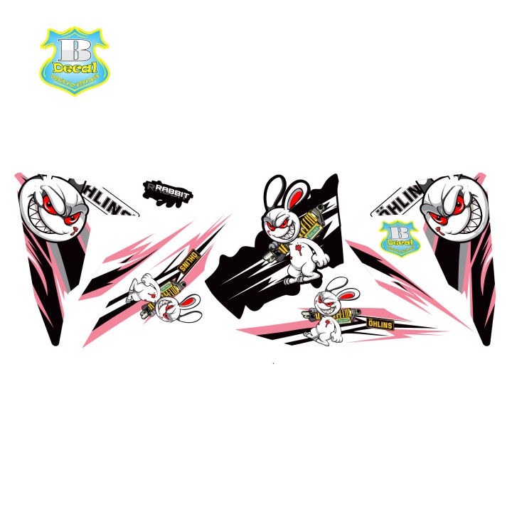 Tem vario 150 thỏ trắng