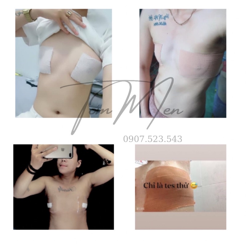 Các Loại Keo Dán Ngực Dành Cho Tomboy, Trans, Sb, luôn tặng kèm lót ti và nước gỡ khi mua 1 cuộn keo