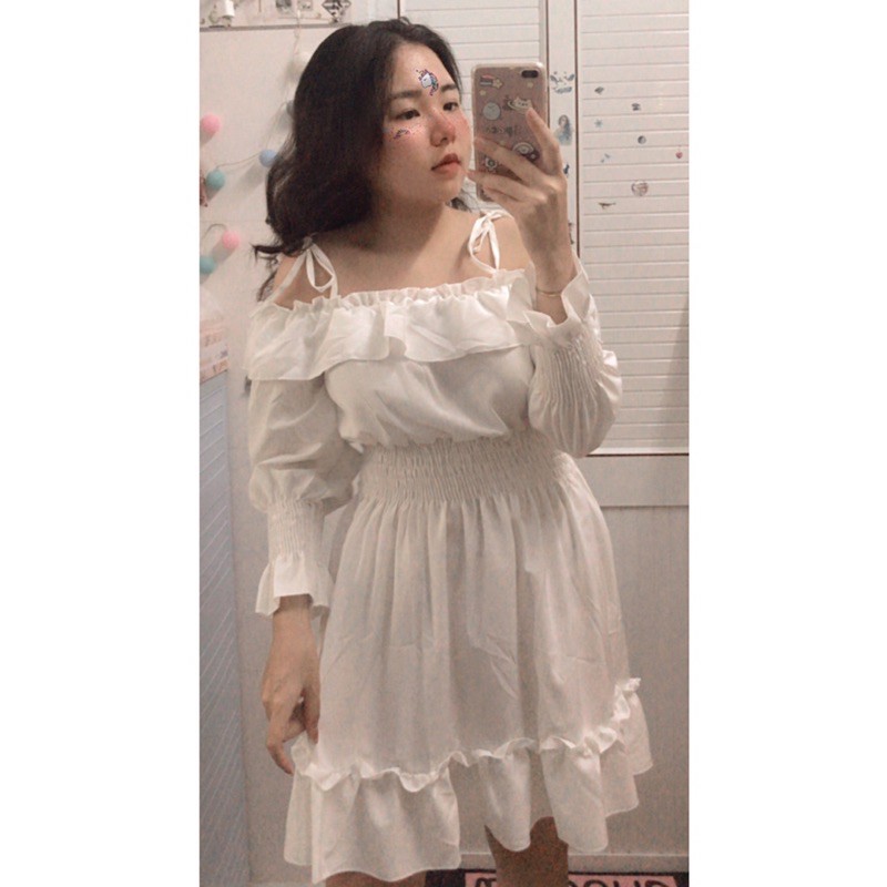 [Mã FAMAYWA2 giảm 10K đơn 50K] Váy trễ vai xinh | BigBuy360 - bigbuy360.vn