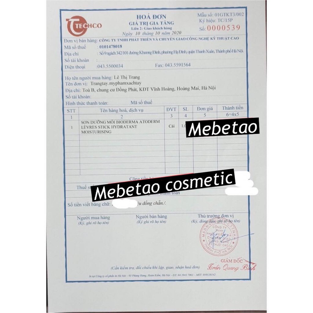 SON DƯỠNG BIODERMA