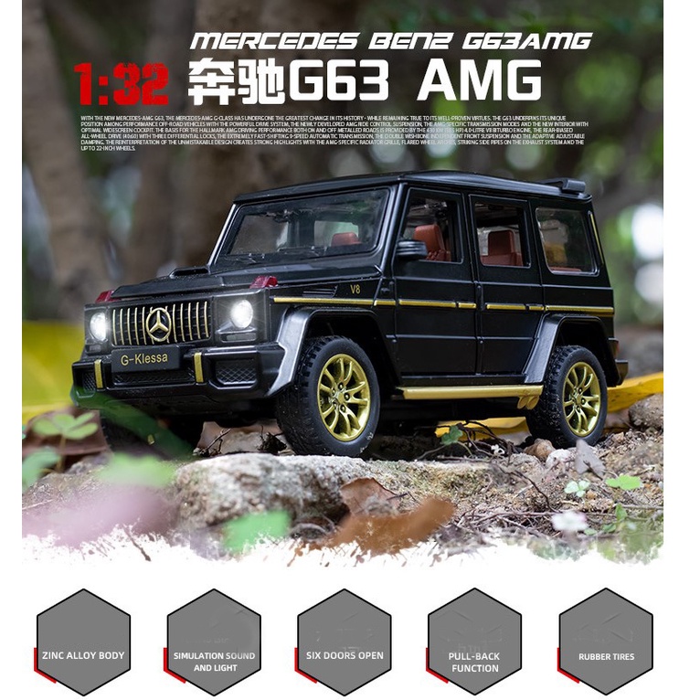Xe mô hình kim loại Mercedes-Benz G63 Tỷ lệ 1:32