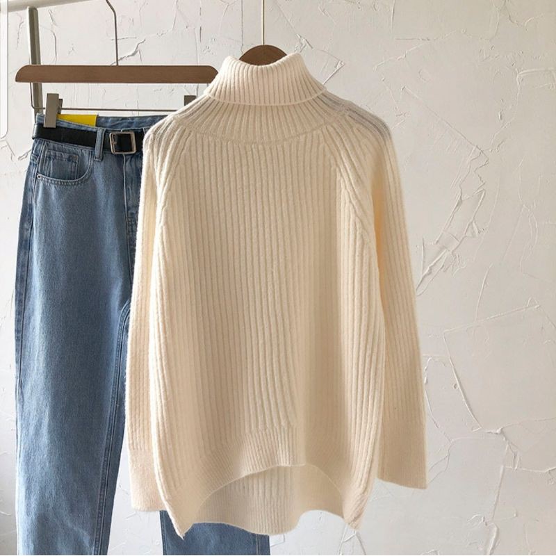 HÌNH THẬT - Freeship - Hàng loại 1 - Áo len nữ áo len cổ lọ form rộng màu đẹp đỉnh chất len mềm mịn dày dặn siêu ấm hang | BigBuy360 - bigbuy360.vn