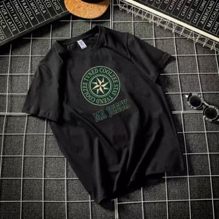 Áo phông hình chữ MAJEECKKK Áo unisex, áo thun đôi nam nữ đen trắng from rộng, vải cotton xịn